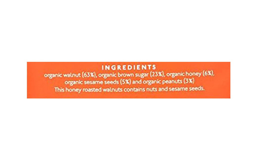 Nourish Organics Honey Roasted Walnuts    Pack  100 grams